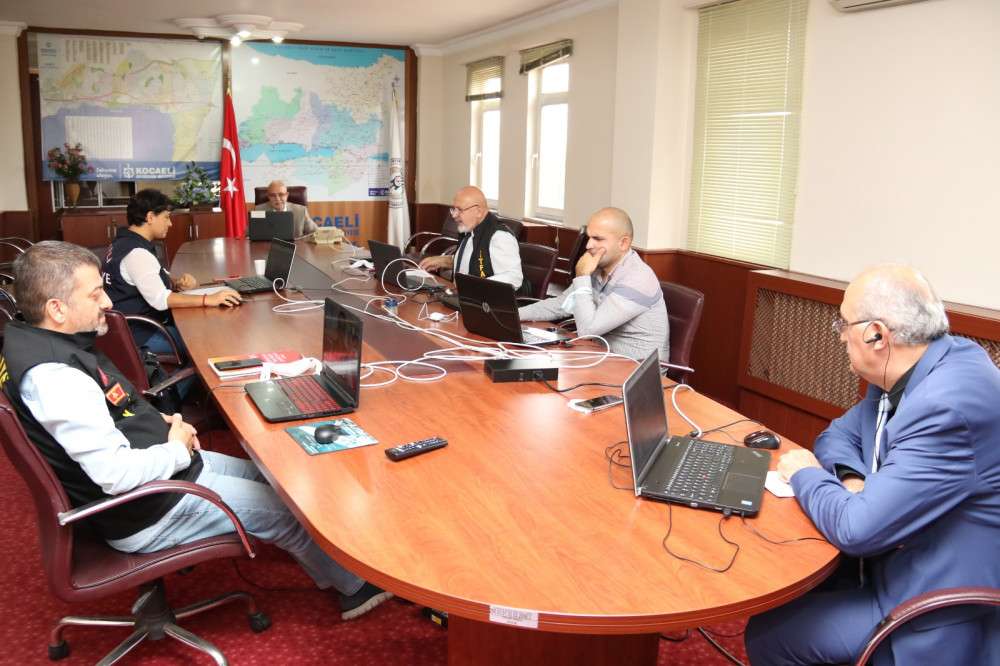 AFET VE ACİL DURUM ÇALIŞTAYI  ONLİNE OLARAK YAPILDI