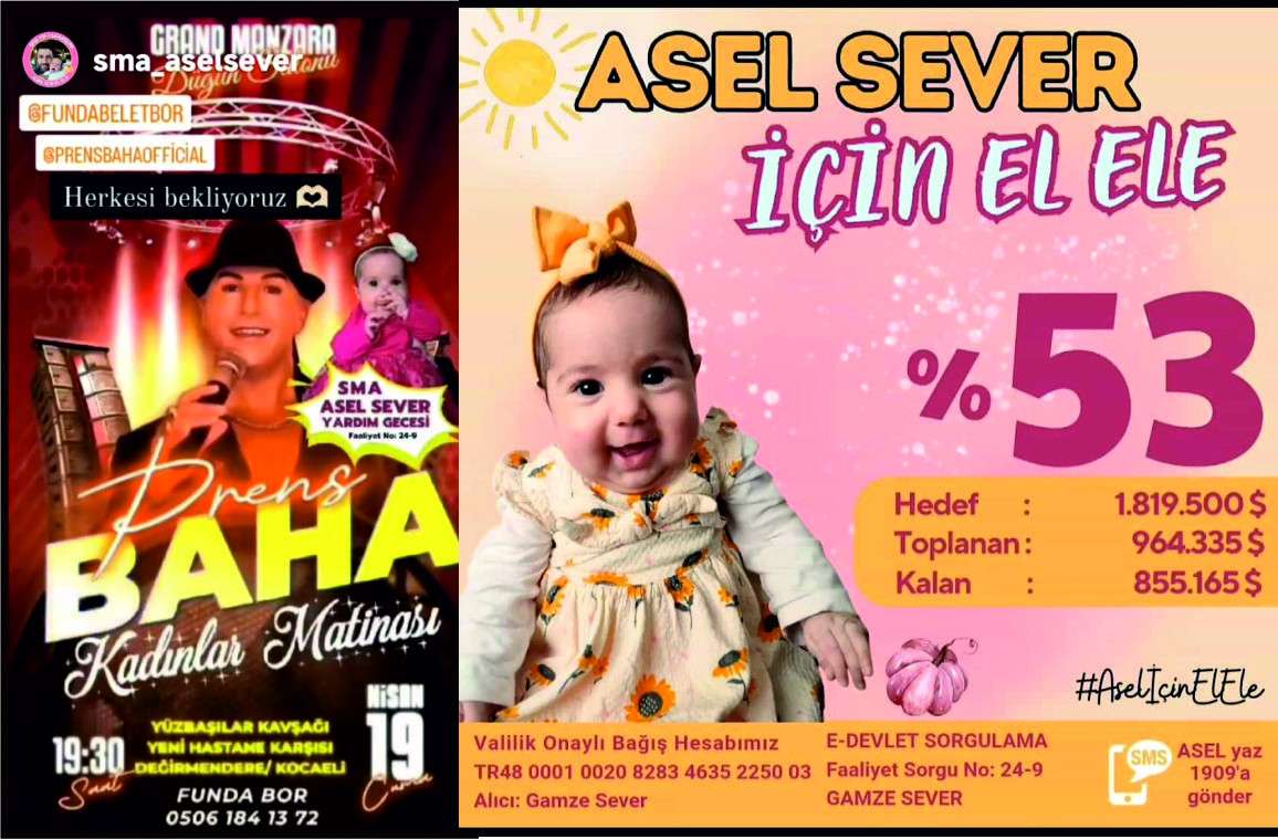 ASEL BEBEK İÇİN YARDIM KONSERİ DÜZENLENİYOR