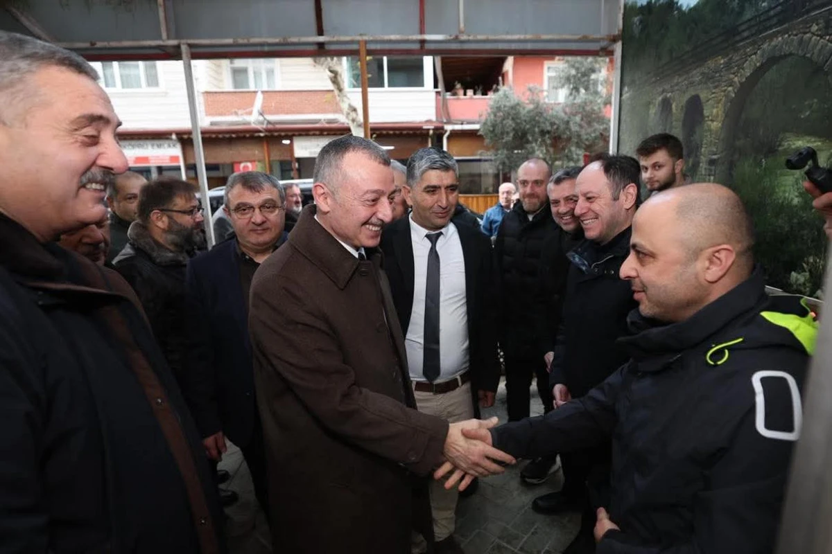 BAŞKAN B&Uuml;Y&Uuml;KAKIN, K&Ouml;RFEZ TAŞK&Ouml;PR&Uuml;L&Uuml;LER&rsquo;E MİSAFİR OLDU