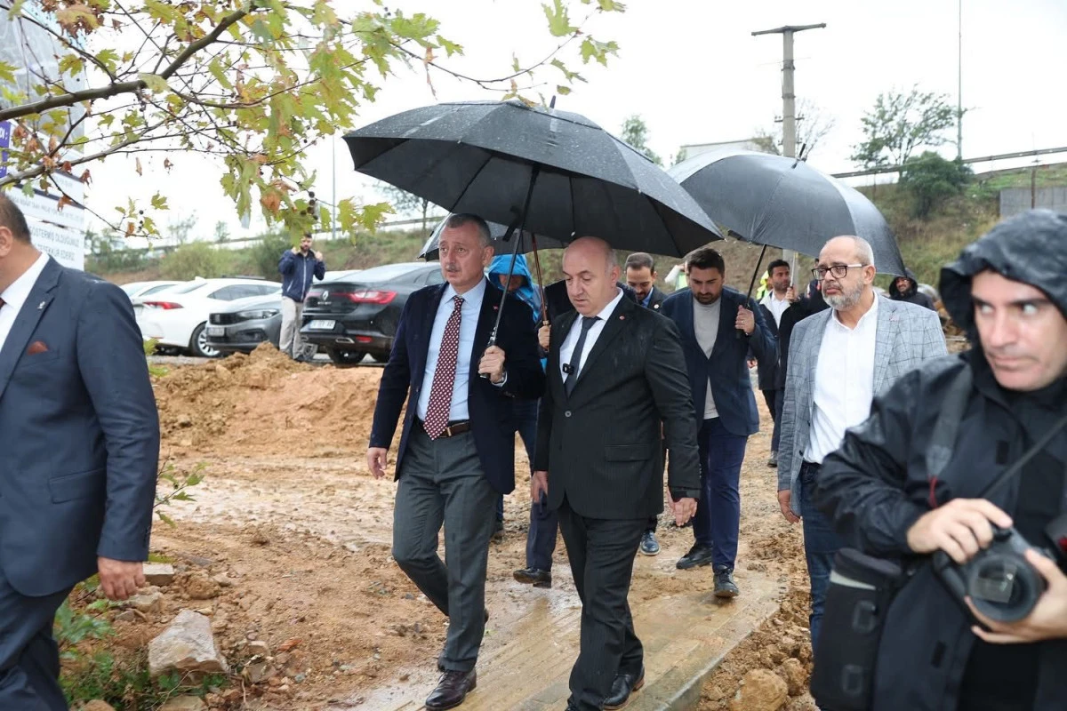 BAŞKAN BÜYÜKAKIN'DAN SAĞANAK YAĞIŞ ALTINDA DENETİM