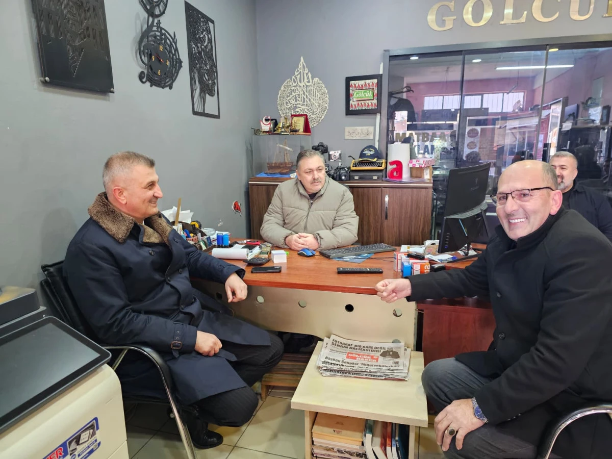 BAŞKANLARDAN 10 OCAK &Ccedil;ALIŞAN GAZETECİLER G&Uuml;N&Uuml; ZİYARETİ