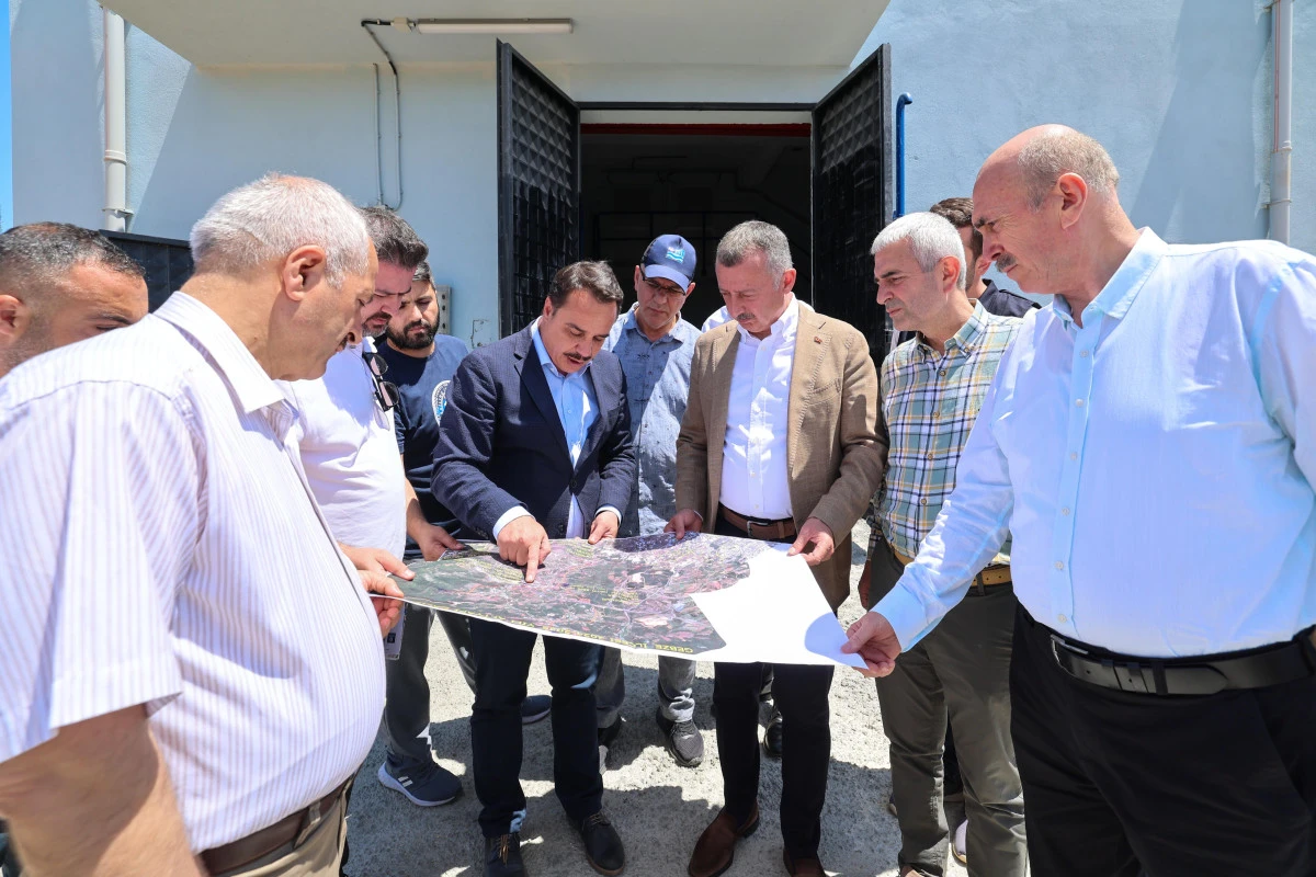 BÜYÜKAKIN, CUMAKÖY VE OVACIK'TAKİ ALTYAPI ÇALIŞMALARINI İNCELEDİ