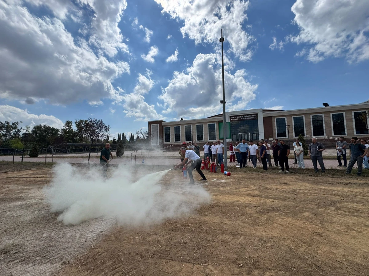 B&uuml;y&uuml;kşehir&rsquo;den eğitim ve tahliye tatbikatı