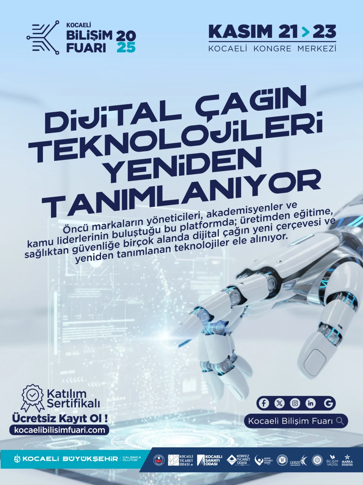 ÇAĞIN TEKNOLOJİLERİ KOCAELİ’DE TANIMLANIYOR