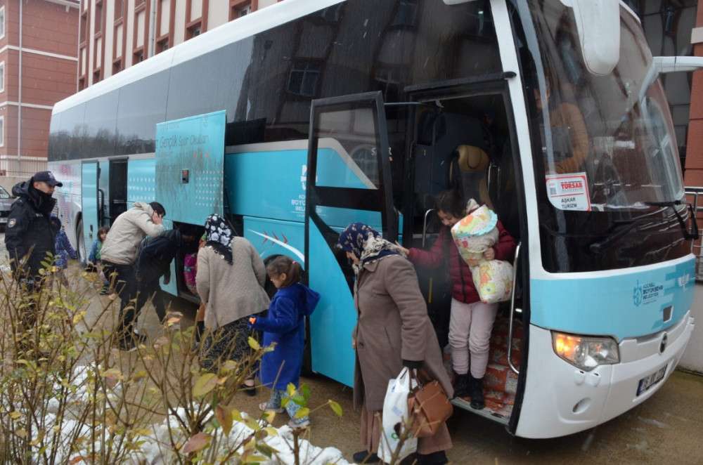 DEPREMZEDELER İLİMİZDE MİSAFİR EDİLMEYE  BAŞLANDI