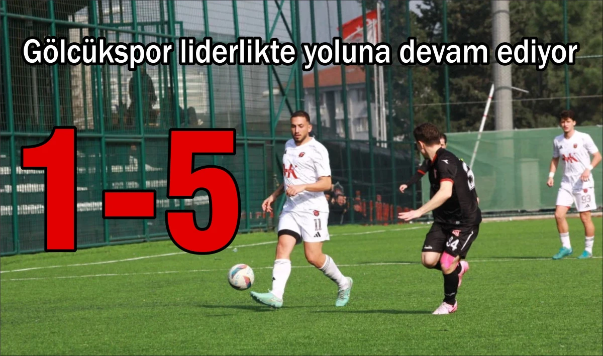 G&Ouml;LC&Uuml;KSPOR ''LİDERLİK YOLUNDA'' DEVAM DEDİ 1-5