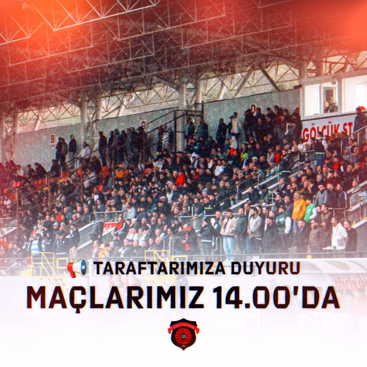 G&Ouml;LC&Uuml;KSPORDAN &Ouml;NEMLİ DUYURU: MA&Ccedil; SAATİ G&Uuml;NCELLENDİ!