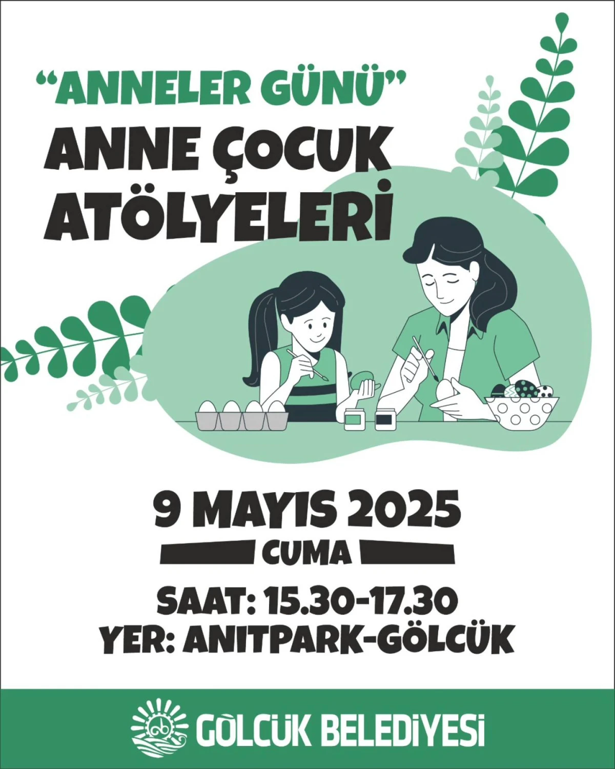 GÖLCÜK’TE ANNELER GÜNÜ'NE ÖZEL ANNE ÇOCUK ATÖLYELERİ ETKİNLİĞİ