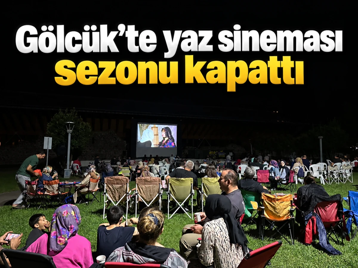 G&ouml;lc&uuml;k&rsquo;te yaz sineması &ldquo;Selvi Boylum Al Yazmalım&rdquo; ile sezonu kapattı