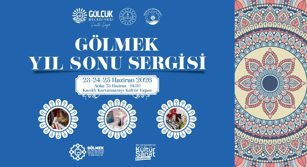 G&Ouml;LMEK Yılsonu Sergisi 23-25 Haziran&rsquo;da Kervansaray&rsquo;da