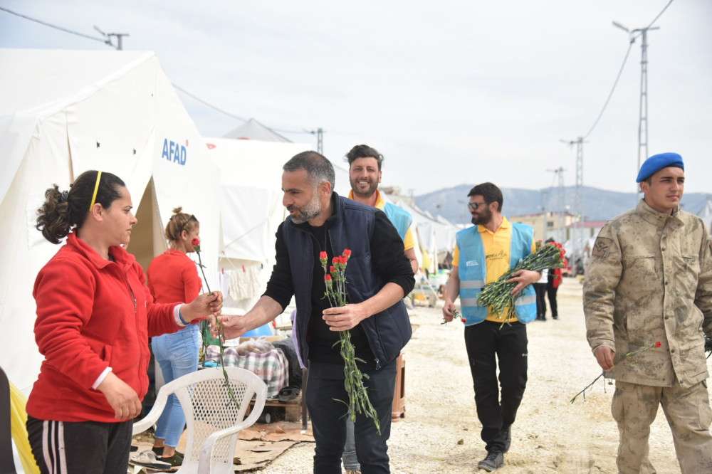 Hatay'da 8 mart dünya kadınlar günü unutulmadı