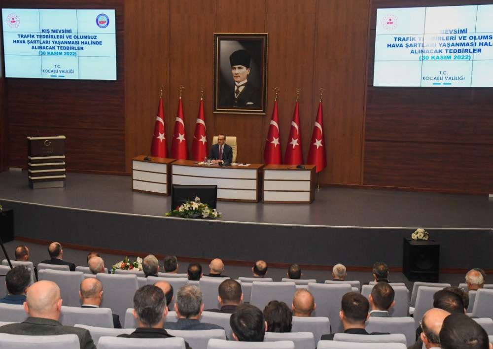 Kış tedbirleri konuşuldu