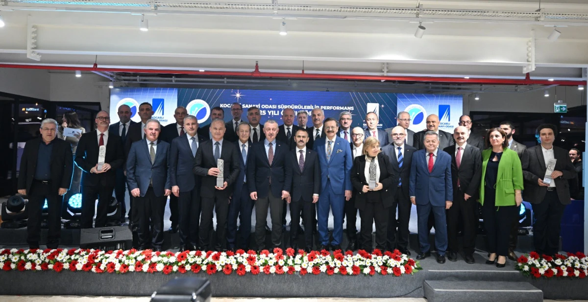  ‘KOCAELİ SANAYİ ODASI SÜRDÜRÜLEBİLİR PERFORMANS ÖDÜLLERİ’ SAHİPLERİNİ BULDU