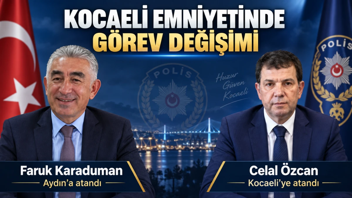 Kocaeli'nin yeni Emniyet M&uuml;d&uuml;r&uuml; Celal &Ouml;can oldu