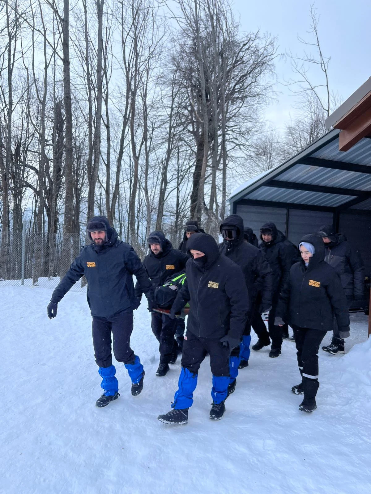 KUZUYAYLA&rsquo;DA KIŞ TATBİKATI