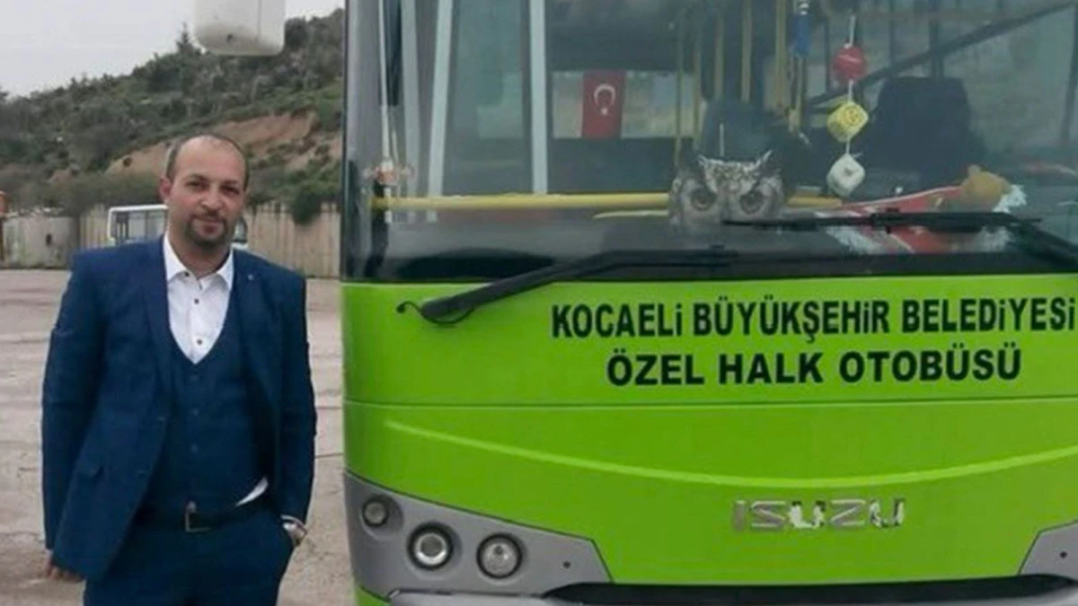 OTOBÜSTE KALP KRİZİ GEÇİREN ŞOFÖR YAŞAMINI YİTİRDİ