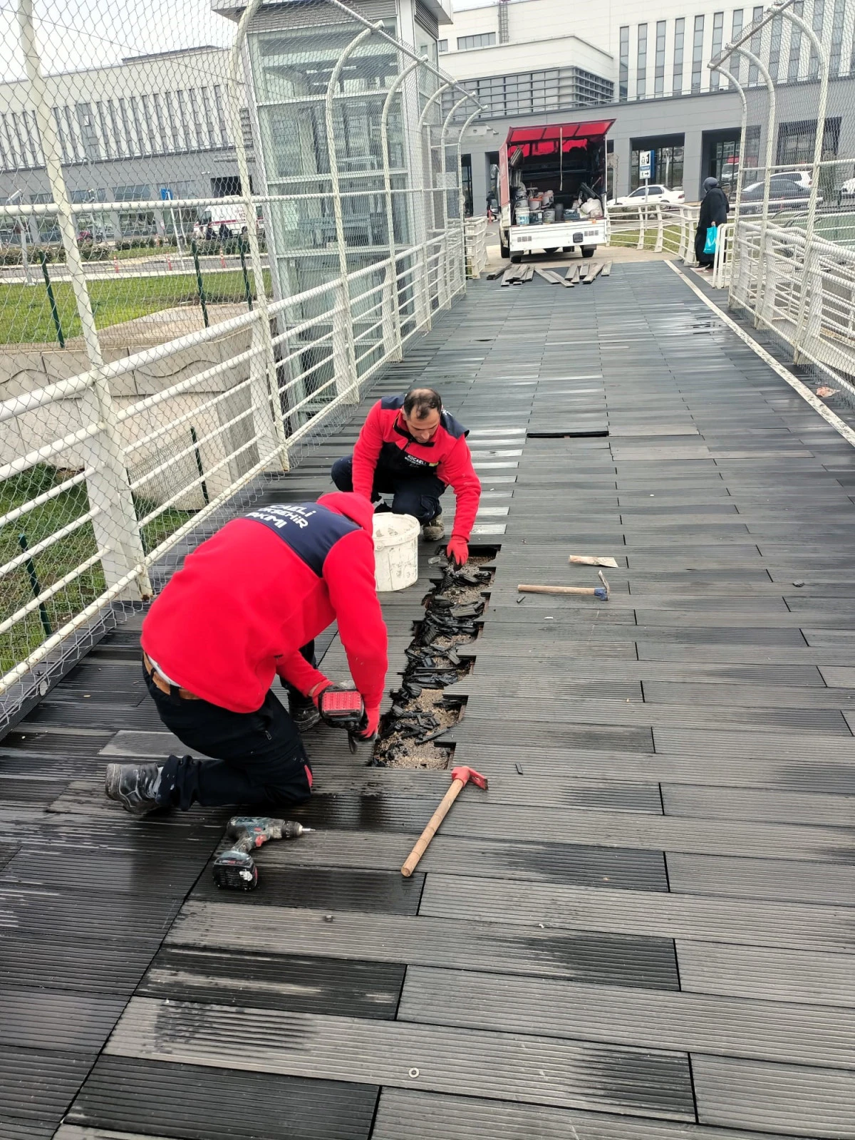 ŞEHİR HASTANESİ &Uuml;ST GE&Ccedil;İDİNDE KONFOR VE G&Uuml;VENLİK ARTIRILDI