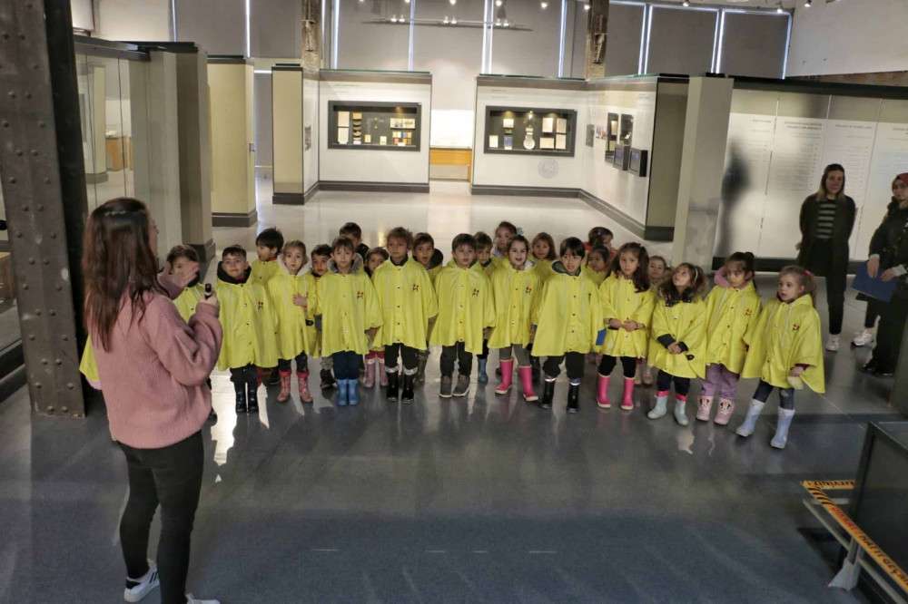 Seka kağıt müzesinin minik ziyaretçileri