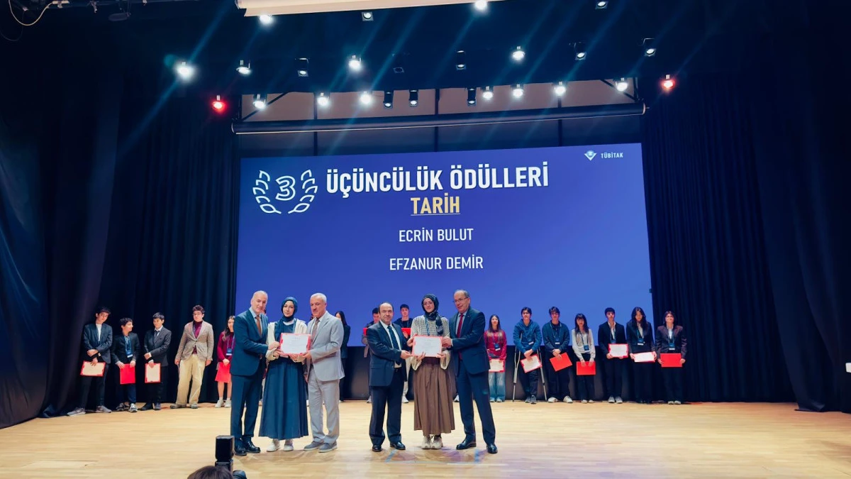 T&Uuml;BİTAK 57. LİSE &Ouml;ĞRENCİLERİ ARAŞTIRMA PROJELERİ YARIŞMASI