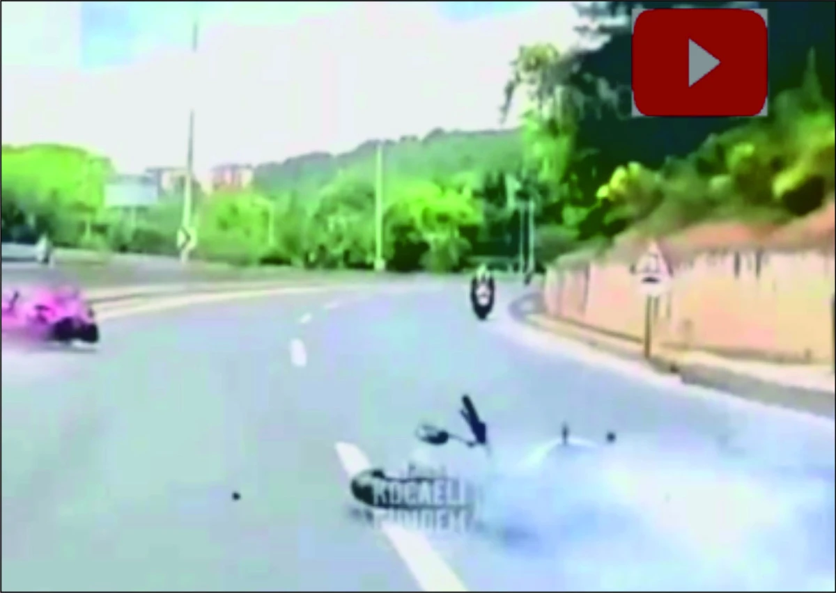 ULAŞLI DA KORKUNÇ MOTOR KAZASI