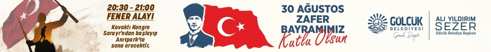 GÖLCÜK BELEDİYESİ 30 ağustos