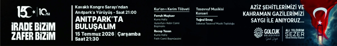 GÖLCÜK BELEDİYESİ  15 TEMMUZ